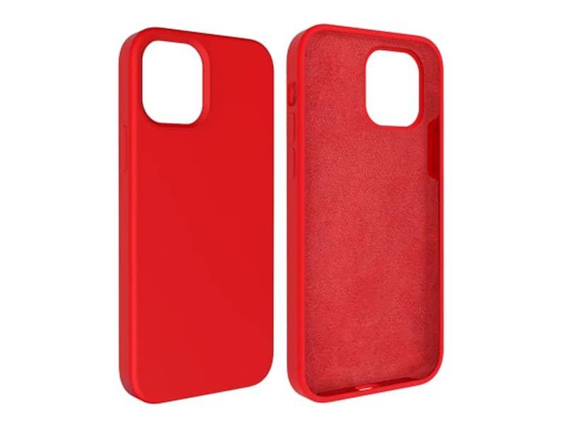 Capa Silicone Square Premium iPhone 15 Pro Vermelho
