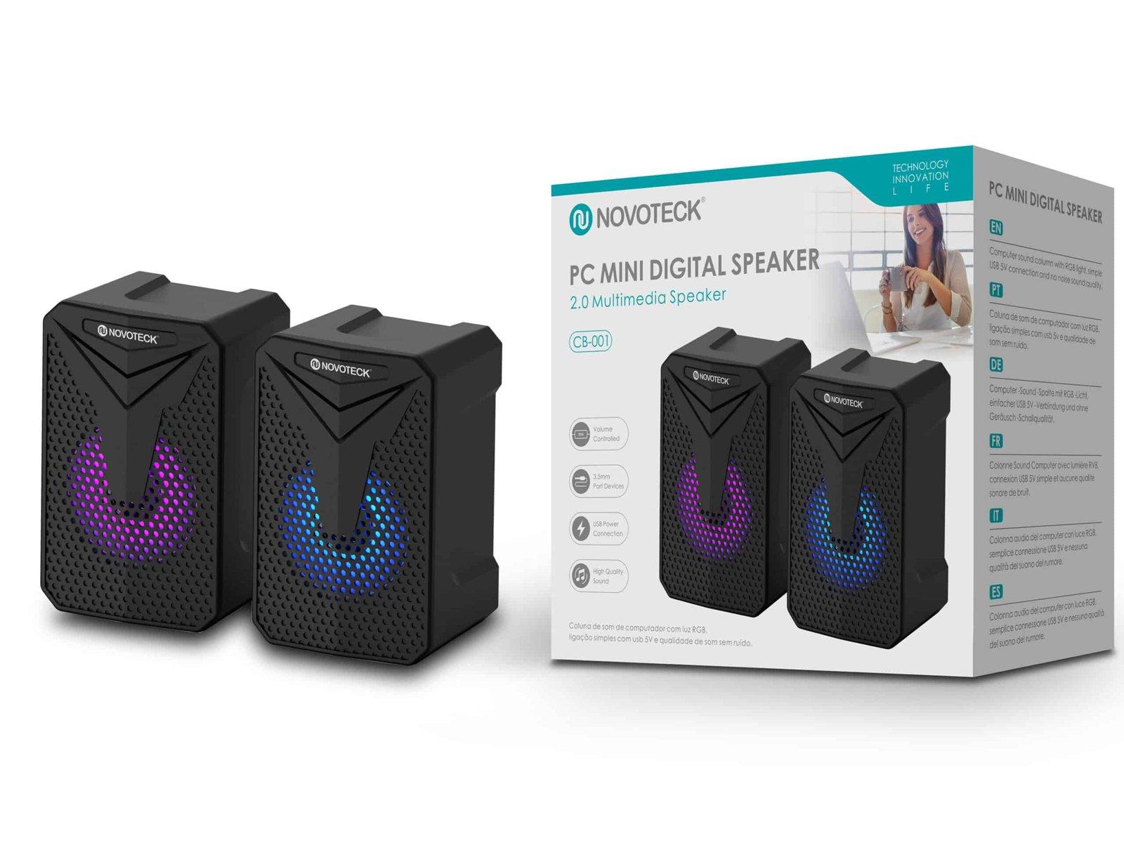 Colunas Multimédia Novoteck CB-001