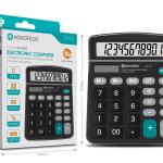 Calculadora Eletrônica Solar NOVOTECK CLR-003 com Display de 12 Dígitos e Energia Solar