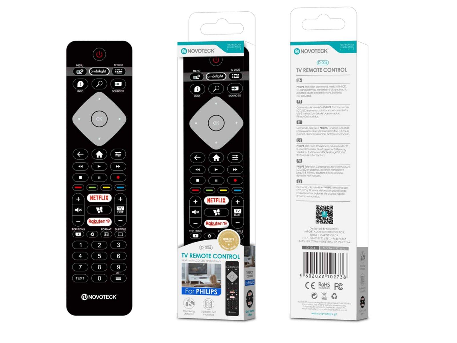 Comando Tv Philips D-004