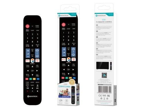 Controle Remoto Universal Novoteck para Samsung – Acesso Direto Netflix/Amazon Prime – Modelo D-006