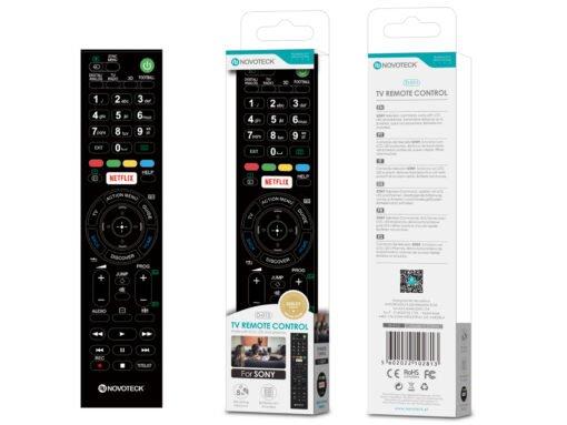 Controle Remoto Inteligente Novoteck D-012 para TVs Sony com Acesso Direto Netflix