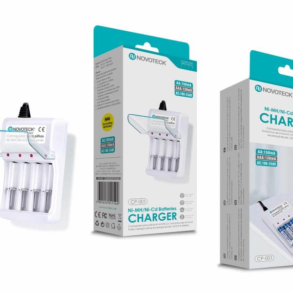 Carregador Pilhas Aa-Aaa CP-001