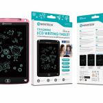 Tablet de Escrita LCD para Crianças – 12” Polegadas, DRAW-05 Rosa