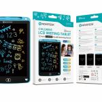 Tablet de Escrita LCD Colorido para Crianças - 12'' Polegadas, DRAW-06 Azul