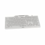Teclado com Leitor Cherry JK-A0100ES-0 Branco Cinzento Qwerty espanhol QWERTY