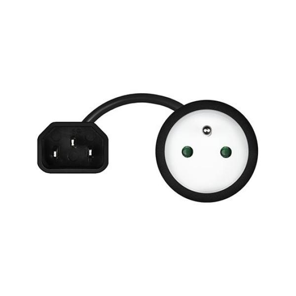 SAVIO POWER ADAPTER IEC C14 - CEE 7/5(E)