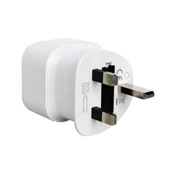 TRAVEL PLUG ADAPTER SPAIN TO UK SAVIO AP-04