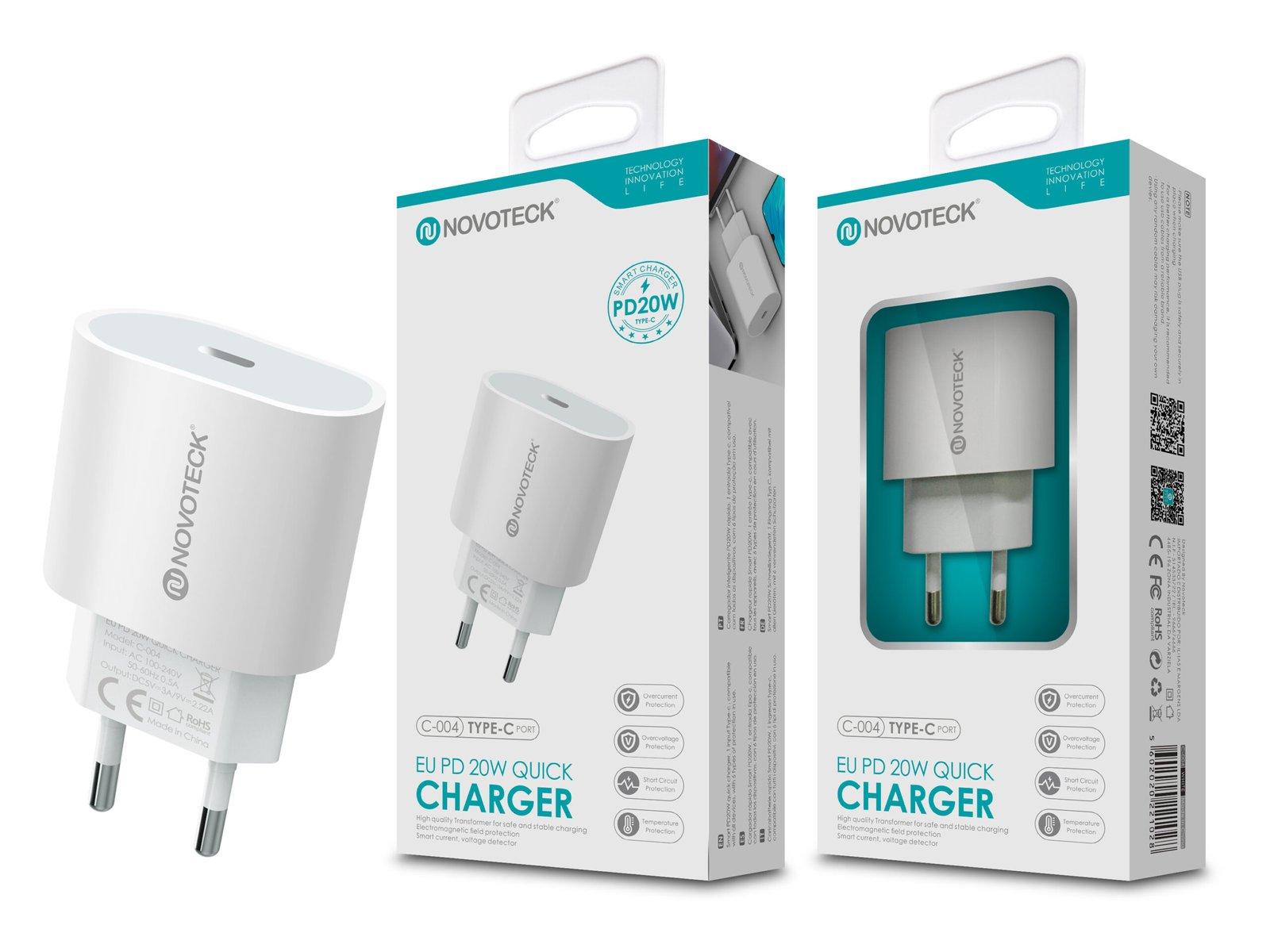 Carregador USB-C PD20W Branco C-004