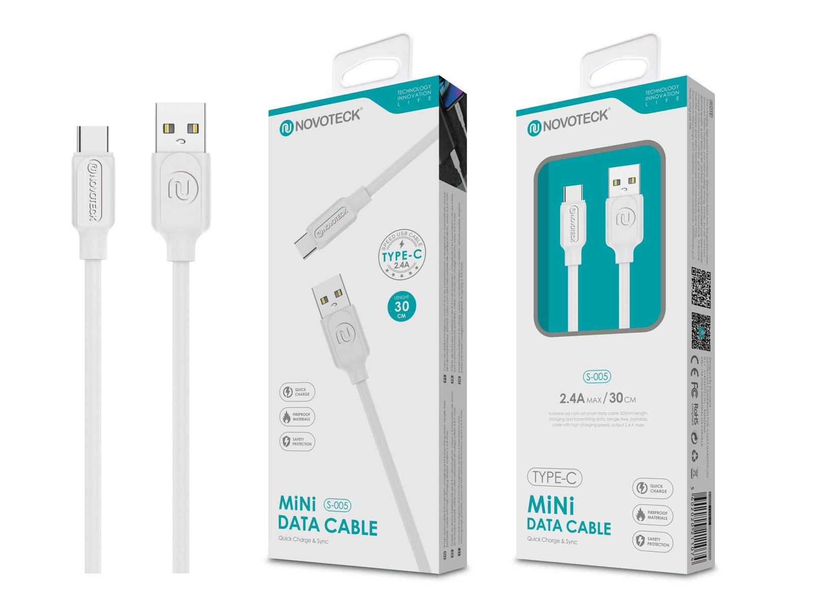 Mini Cabo Type-C 2.4A 0.3M S-005