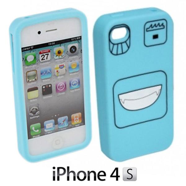 Capa de Silicone para iPhone com Caretas
