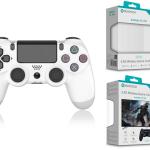 Comando Jogo PS4-PC-Android Branco Sem Fio 2.4G GM-004