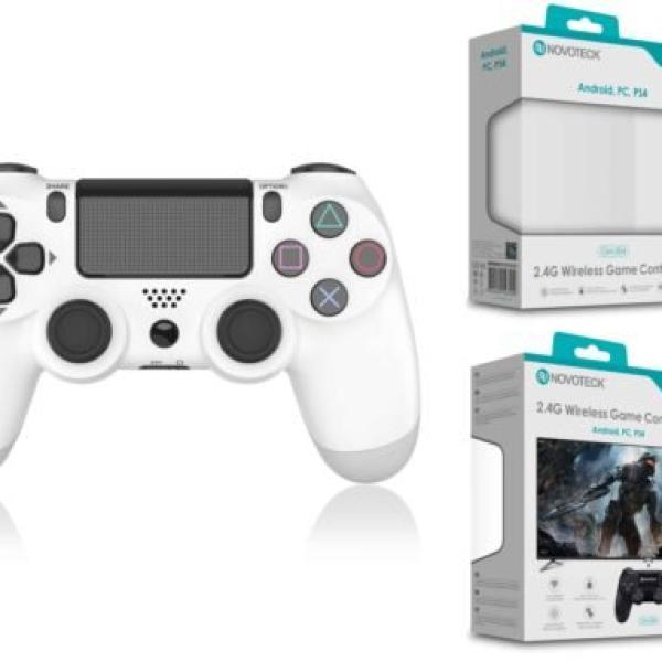 Comando Jogo PS4-PC-Android Branco Sem Fio 2.4G GM-004