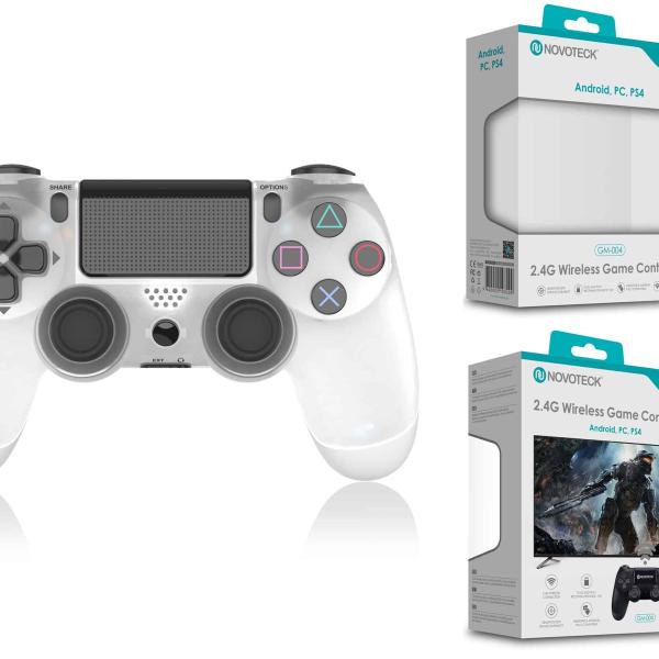 Comando Jogo PS4-PC-Android Transparente Sem Fio 2.4G GM-004