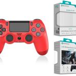 Comando Jogo PS4-PC-Android Vermelho Sem Fio 2.4G GM-004