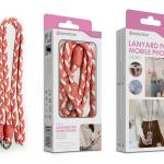 Cordão Trançado para Telemóvel NOVOTECK GS-001 - Estiloso Branco/Laranja