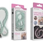 Cordão Pedra Pêssego para Telemóvel NOVOTECK GS-008 Verde Água