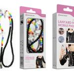 Cordão Colorido para Telemóvel NOVOTECK GS-009 Negro