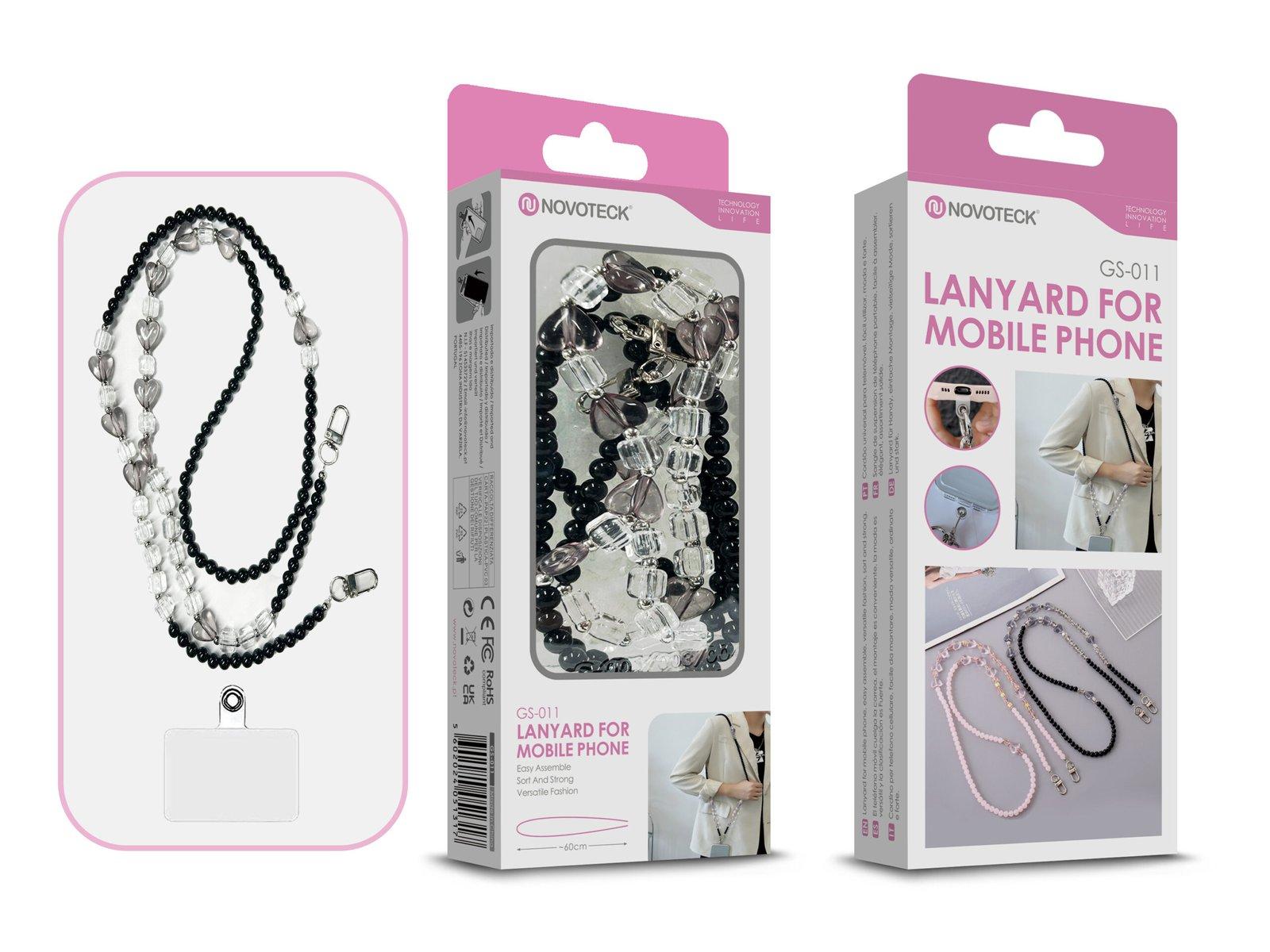 Cordão Fashion Universal para Telemóvel GS-011 NEGRO