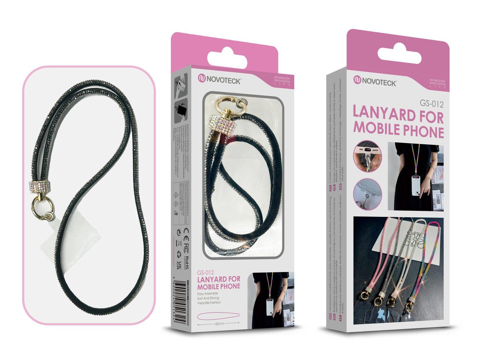 Cordão Fashion Universal para Telemóvel GS-012 NEGRO