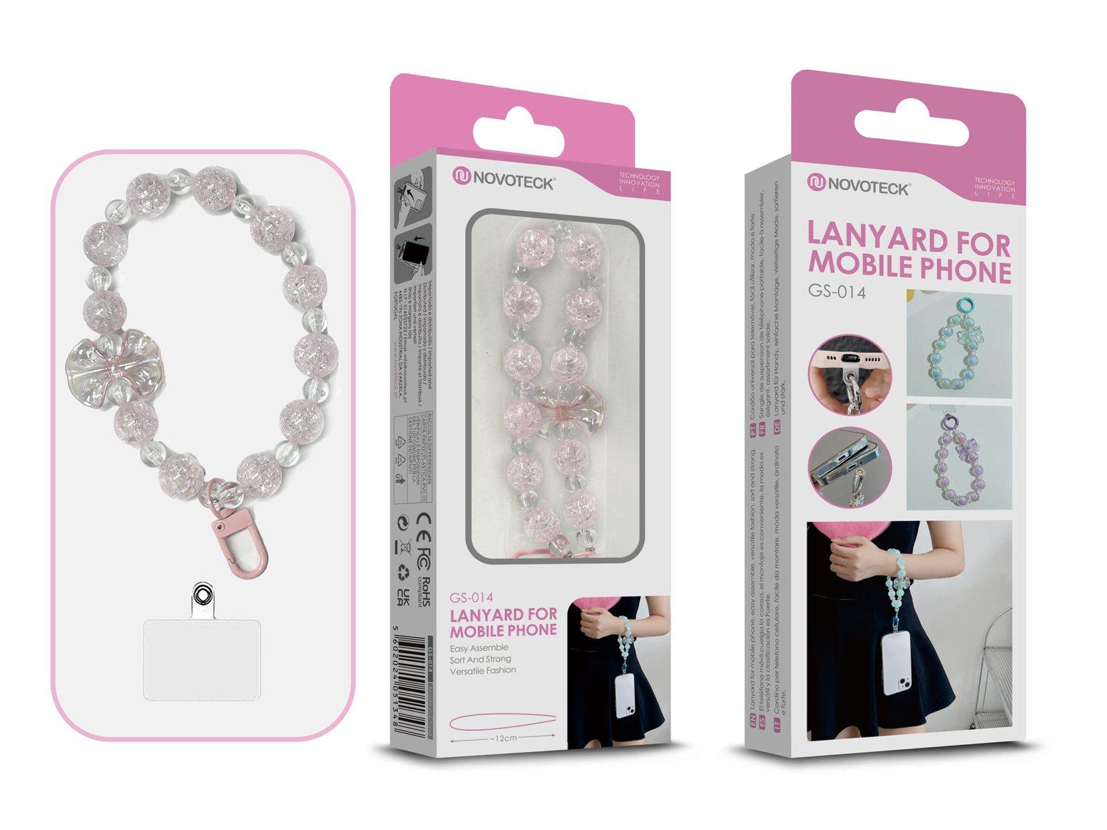 Cordão Fashion Universal para Telemóvel GS-014 ROSA