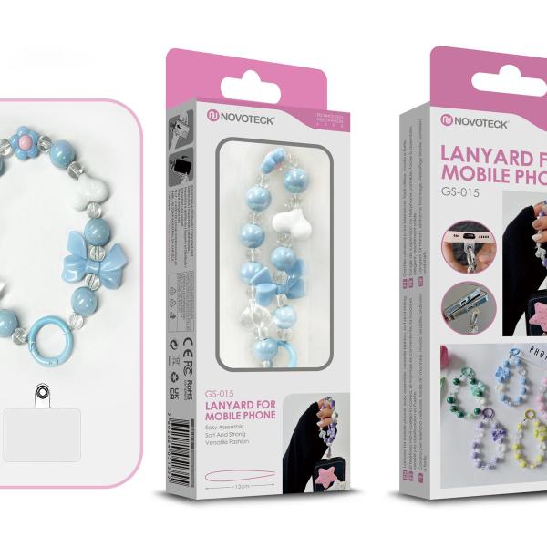 Cordão Fashion Universal para Telemóvel GS-015 AZUL