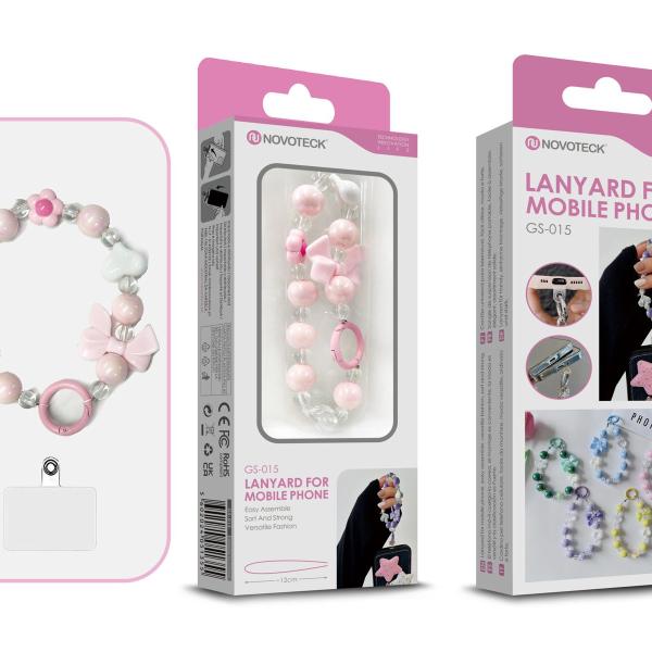 Cordão Fashion Universal para Telemóvel GS-015 ROSA