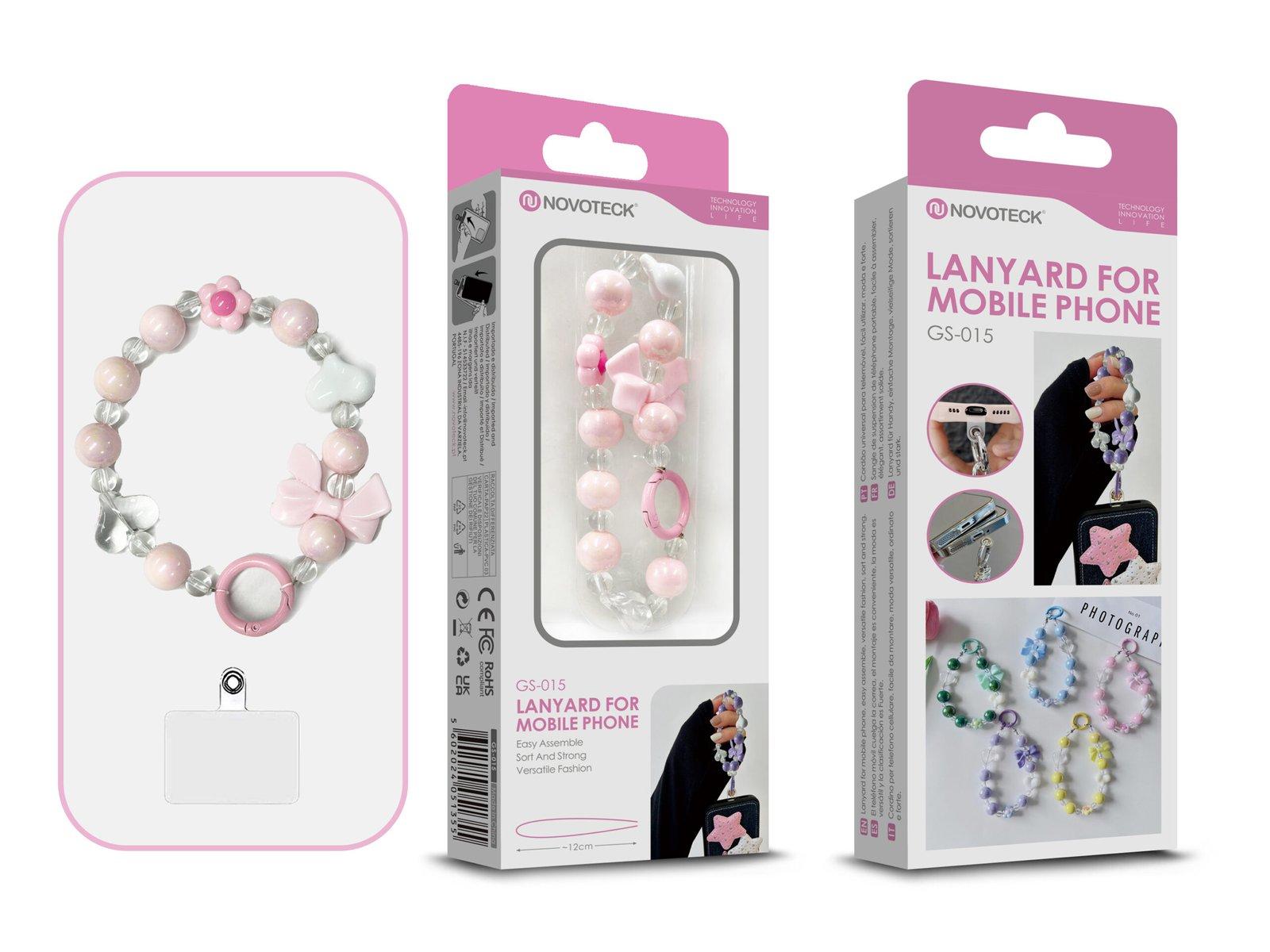 Cordão Fashion Universal para Telemóvel GS-015 ROSA