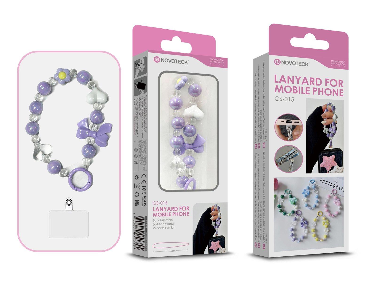 Cordão Fashion Universal para Telemóvel GS-015 ROXO