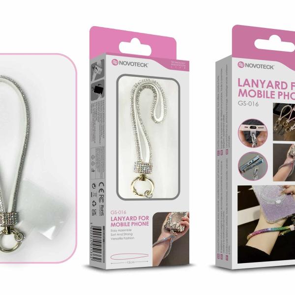 Cordão Fashion Universal para Telemóvel GS-016 BRANCO