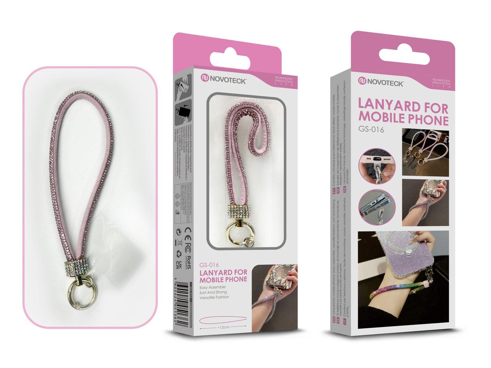 Cordão Fashion Universal para Telemóvel GS-016 ROSA