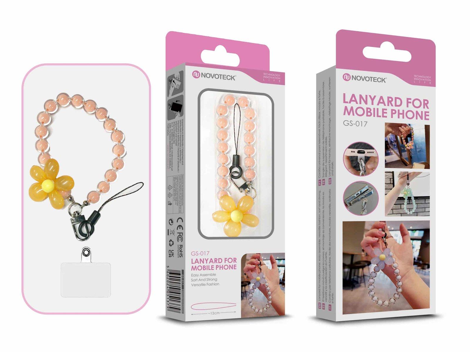 Cordão Fashion Universal para Telemóvel GS-017 LARANJA