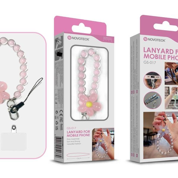 Cordão Fashion Universal para Telemóvel GS-017 ROSA