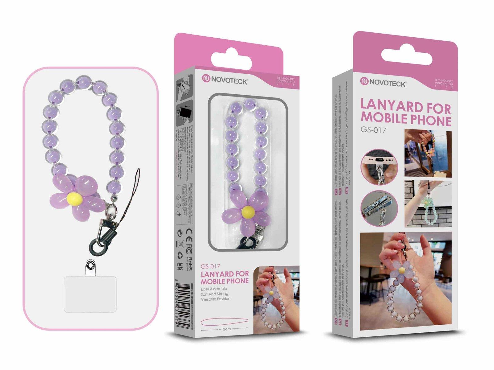 Cordão Fashion Universal para Telemóvel GS-017 ROXO
