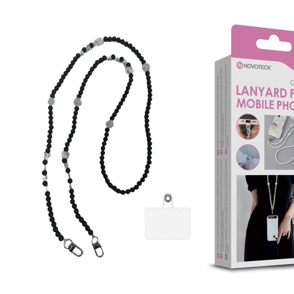 Cordão Fashion Universal para Telemóvel GS-018 NEGRO