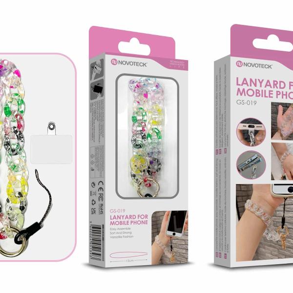 Cordão Fashion Universal para Telemóvel GS-019 ARCO-IRIS