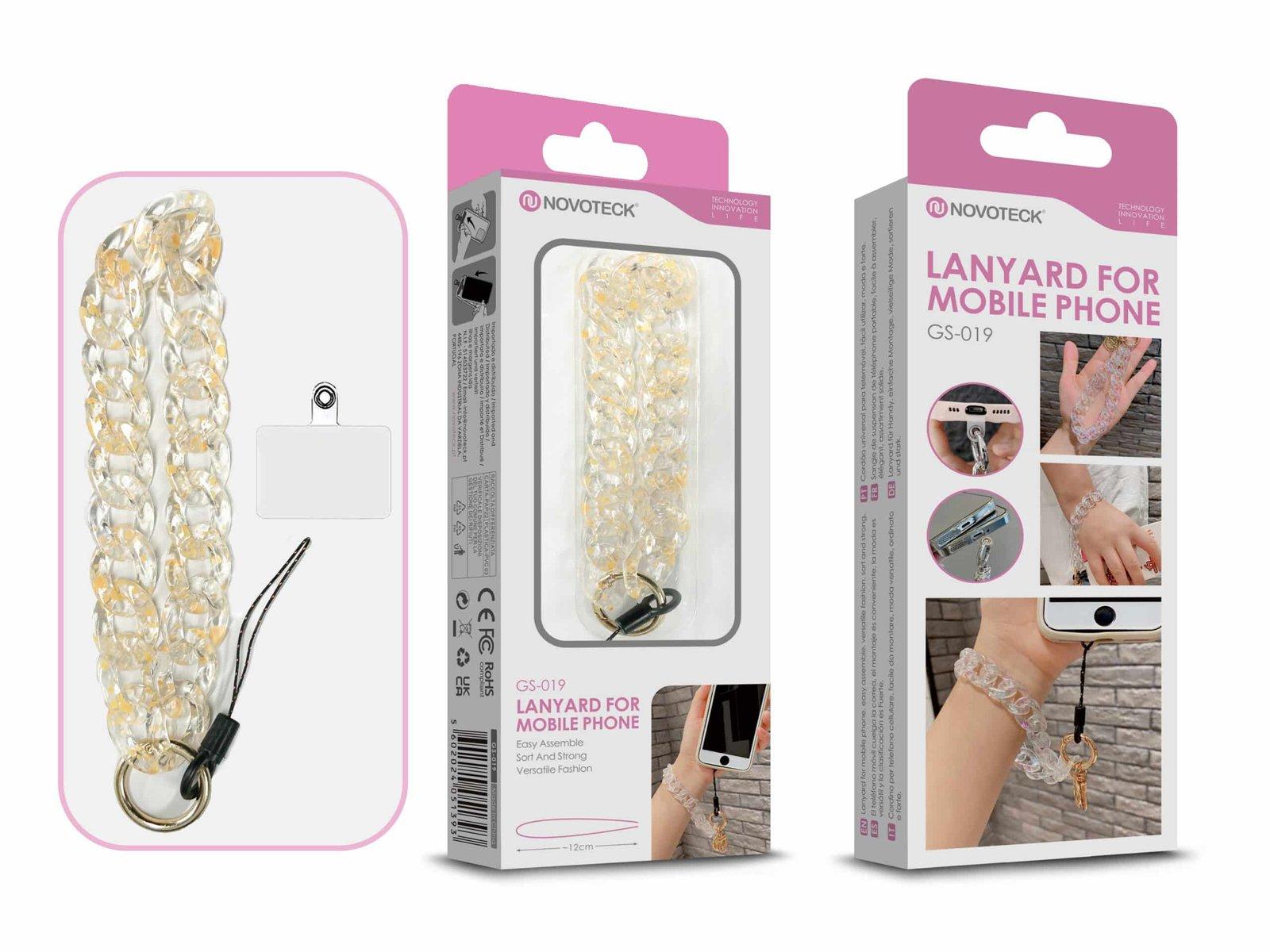 Cordão Fashion Universal para Telemóvel GS-019 LARANJA