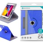 Capa Protetora Universal Azul para Tablet de 8'' - N-002 - Confortável, Resistente a Quedas e com Suporte Ajustável