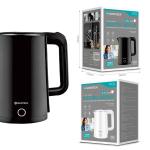 Chaleira Elétrica HA-001 Negro - 2,5L, 1500W, Aço Inoxidável, Proteção Contra Fervura a Seco