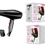 Secador de Cabelo HF-001 - 1300W, Tecnologia Iónica, 3 Níveis de Temperatura, 2 Velocidades