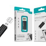 Leitor de Cartões Multifuncional NOVOTECK HK-022 com Conectividade USB 3.0