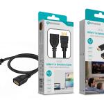 Cabo de Extensão HDMI V1.4 Novoteck HK-045 – Macho para Fêmea, 0,3m