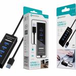 Hub USB 3.0 de 4 Portas NOVOTECK - Velocidade Suprema com Indicação LED HK-069