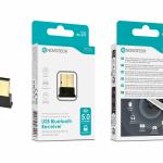 Adaptador USB Bluetooth 5.0 Novoteck HK-077 – Conexão Sem Fios para PC e Portátil, Alcance até 20m, Plug & Play