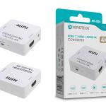Conversor HDMI para HDMI + Áudio Novoteck HK-086 – Suporte 4K com Saída de Áudio