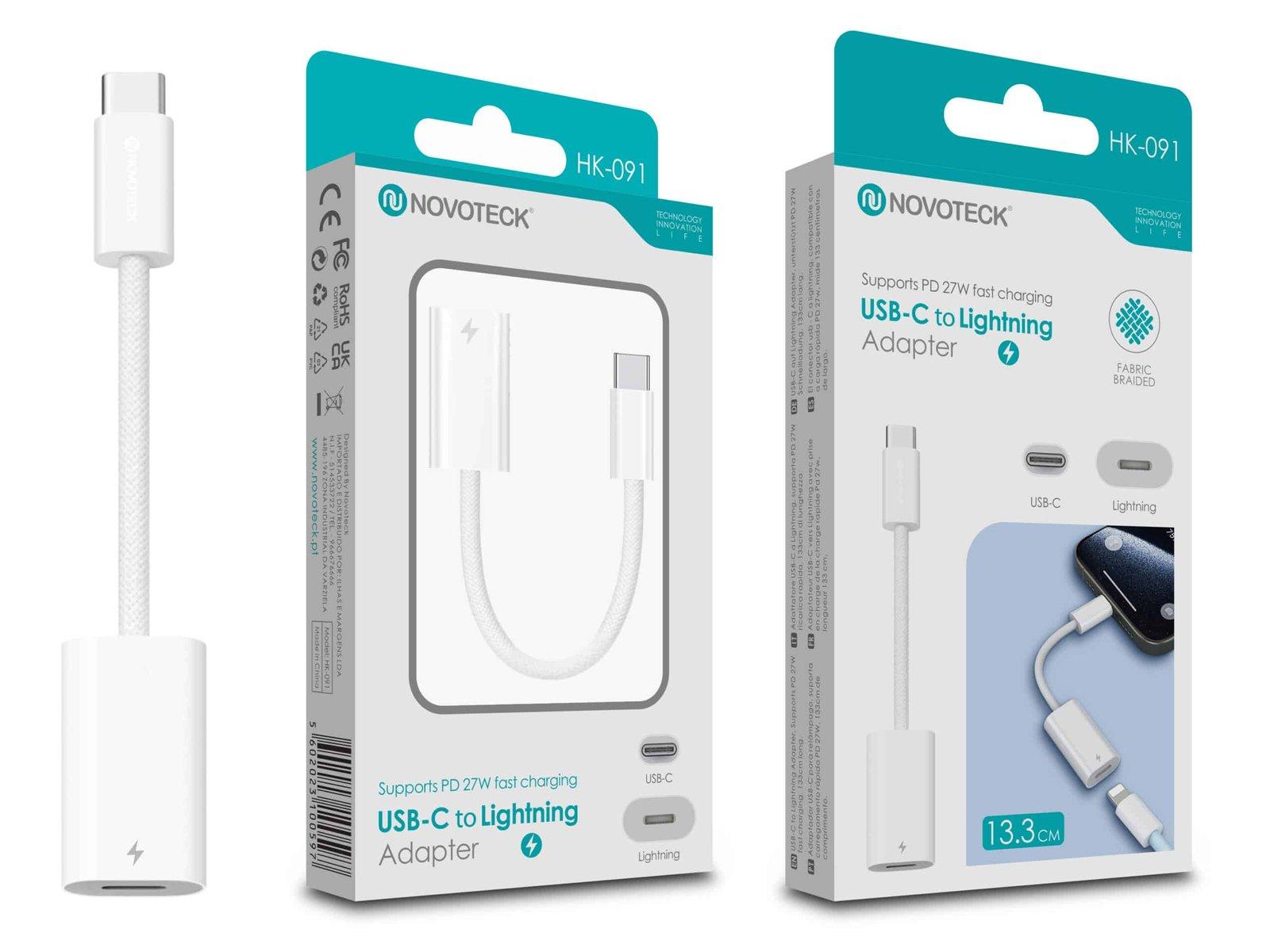 Adaptador HK-091 USB-C para Lightning