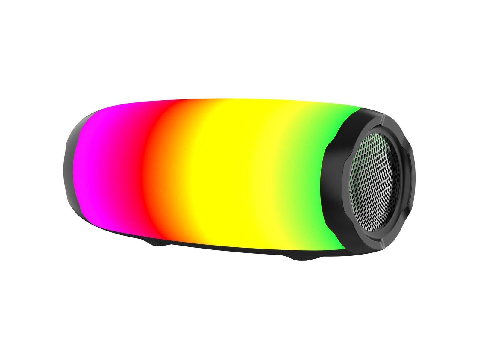 Techancy T36 Altifalante Sem Fio Portatil Com Bluetooth E Bateria Integrada Preto