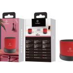 Mini Coluna Bluetooth Vermelha