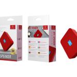 Mini Coluna Bluetooth Vermelha