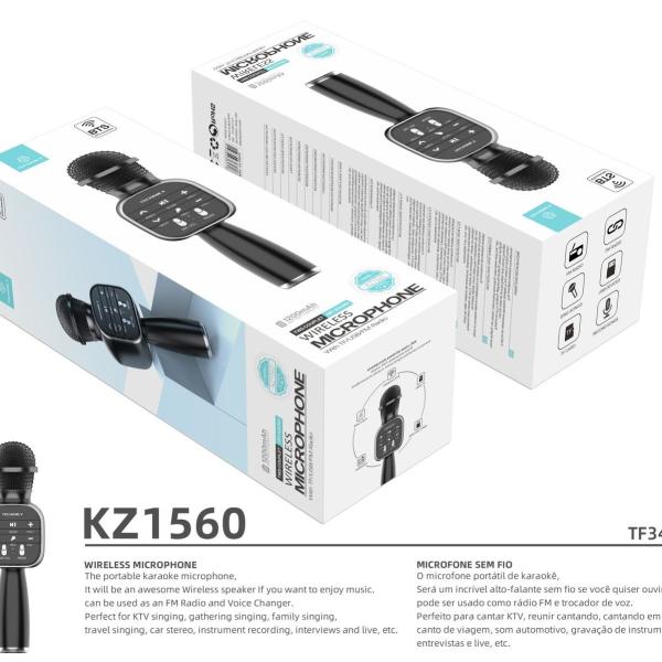 Dss Microfone Bluetooth Preto